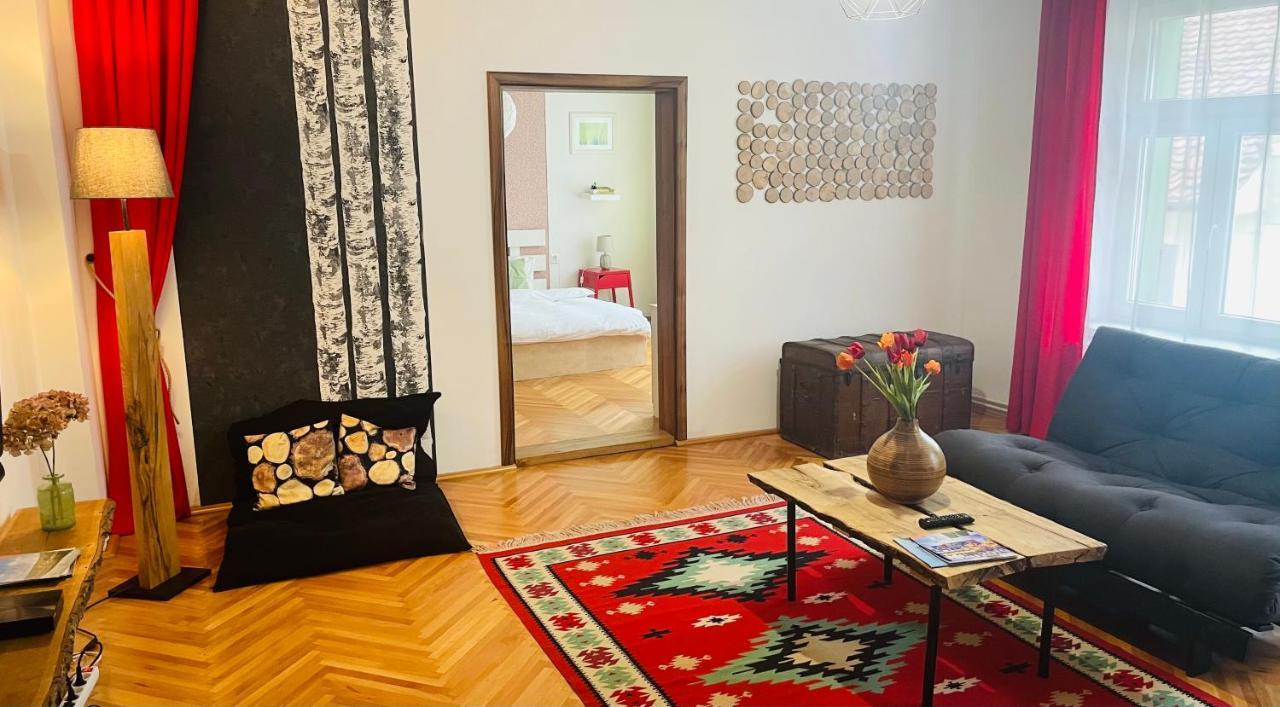 Spacious Stylish Apartment In Old Town سيبيو المظهر الخارجي الصورة